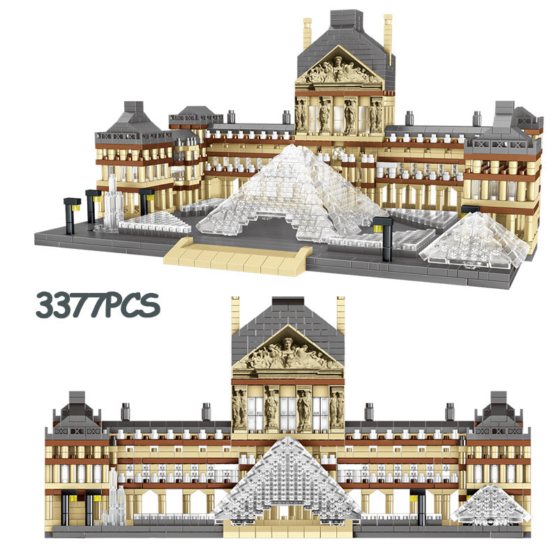 Louvre pyramid - brickedbuilds