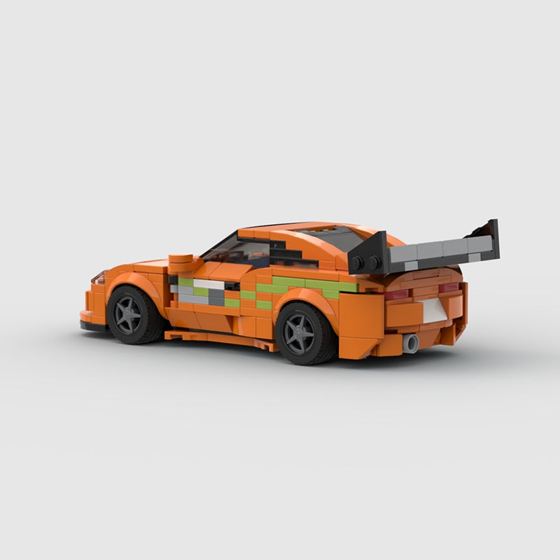 Supra MK4 - Orange - brickedbuilds