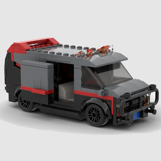 A-Team GMC Vandura Van - brickedbuilds