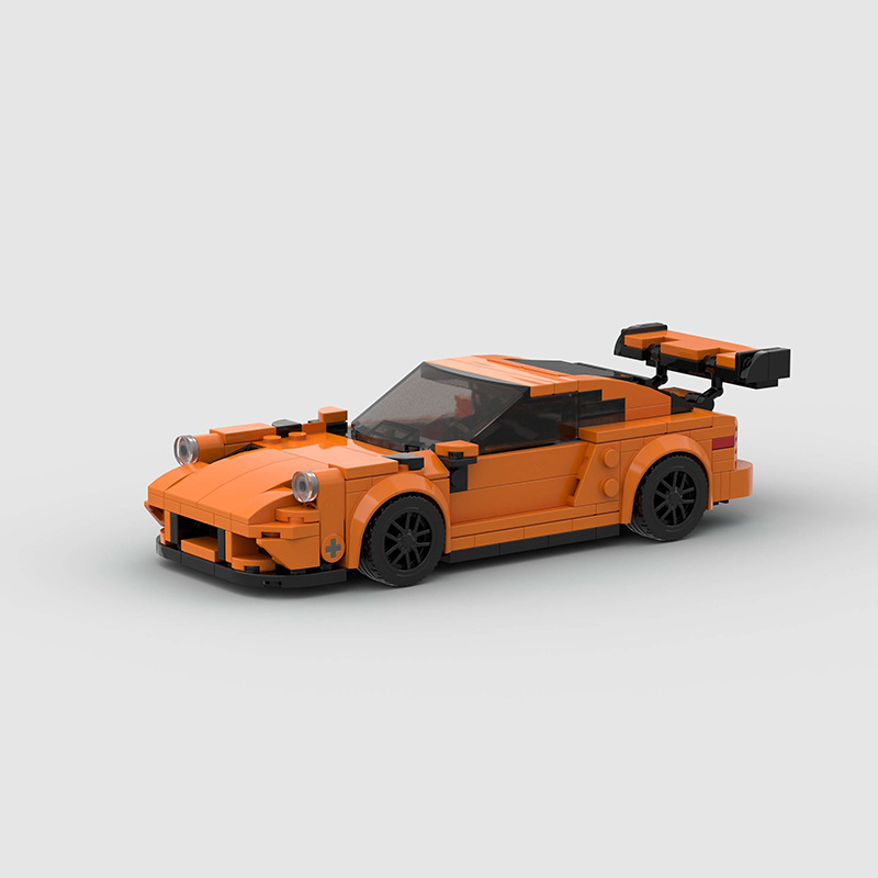 Porsche 911 GT3 RS - Orange - brickedbuilds