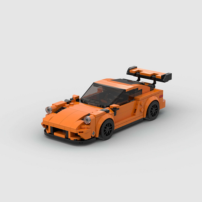 Porsche 911 GT3 RS - Orange - brickedbuilds