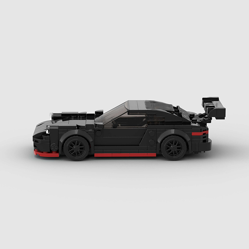 Porsche 911 GT3 RS - Black - brickedbuilds