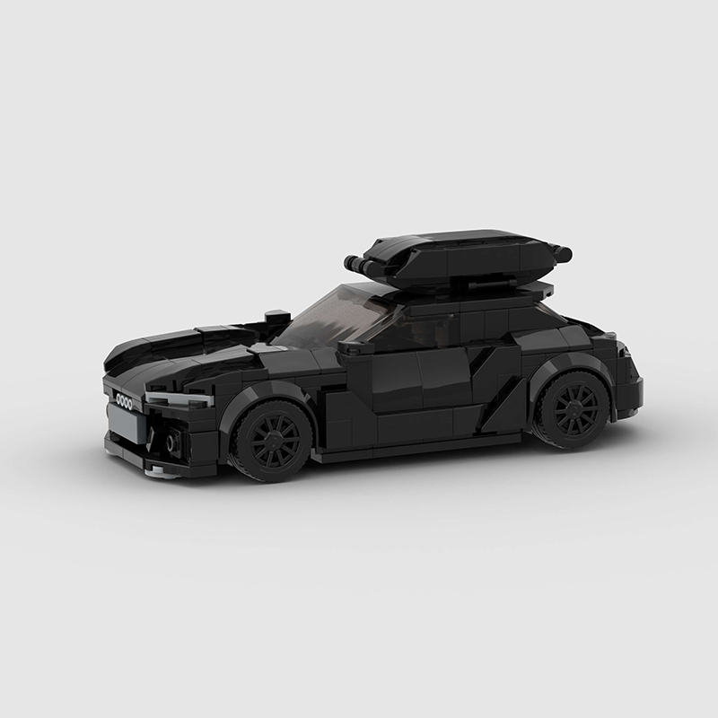 Audi RS6 - Black V2 - brickedbuilds