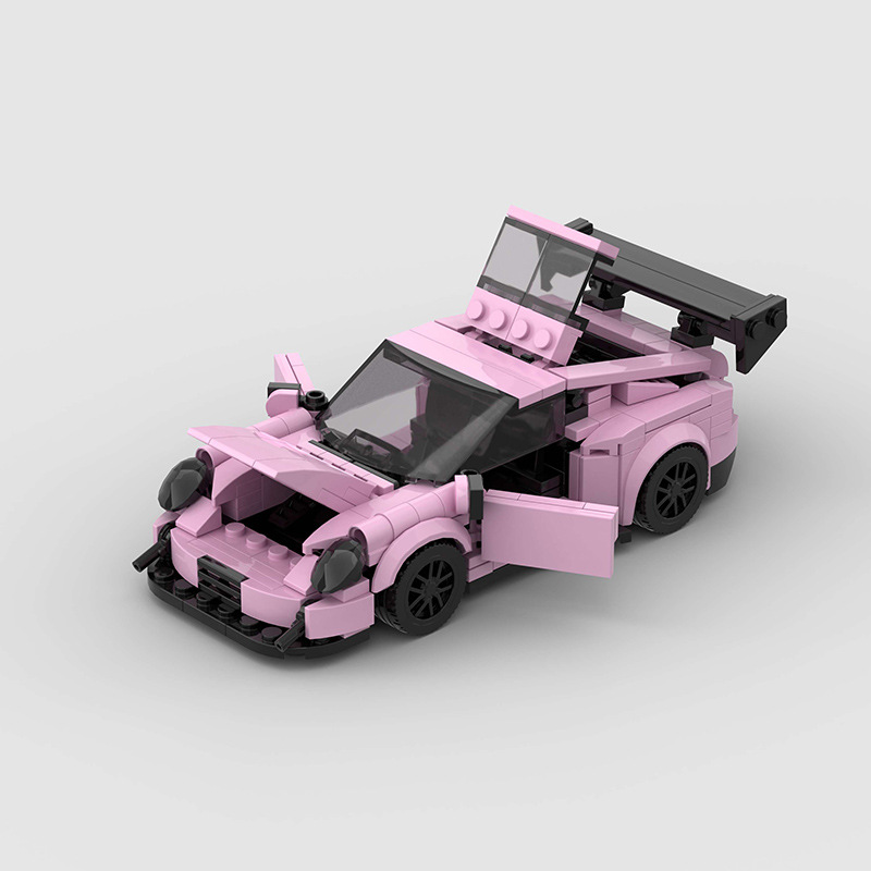 Porsche 911 GT3 RS - Pink - brickedbuilds