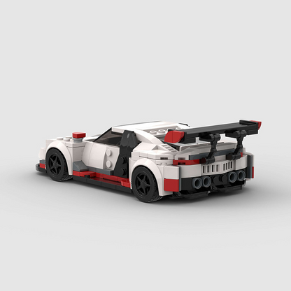 Audi R8 LMS - White - brickedbuilds