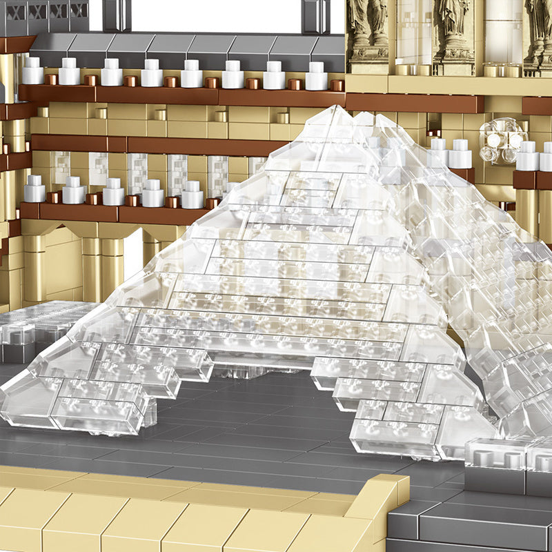 Louvre pyramid - brickedbuilds