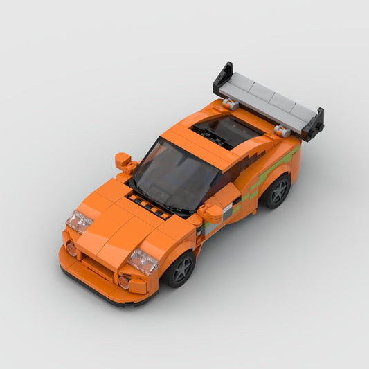 Supra MK4 - Orange - brickedbuilds