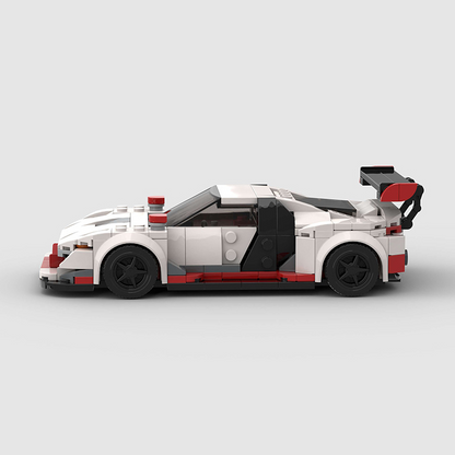 Audi R8 LMS - White - brickedbuilds