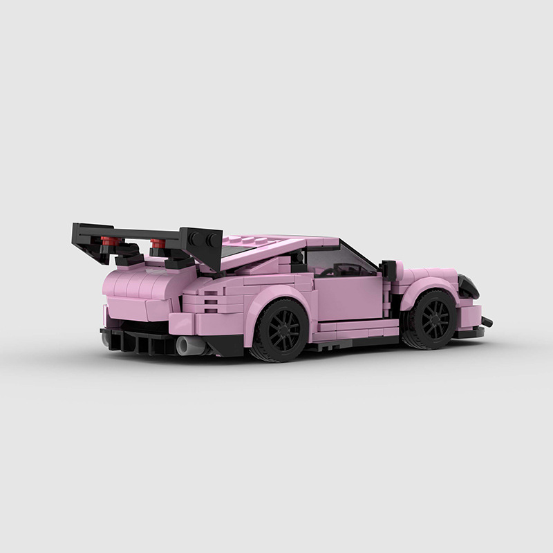 Porsche 911 GT3 RS - Pink - brickedbuilds