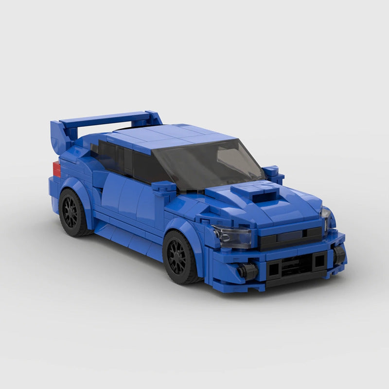 Subaru WRX STI - Blue - brickedbuilds