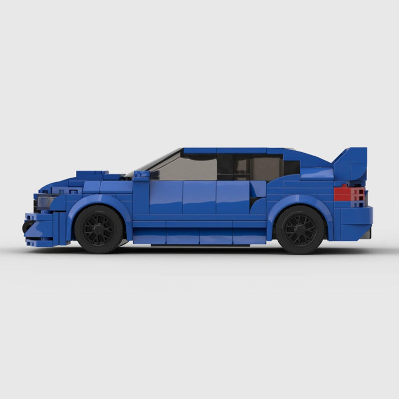 Subaru WRX STI - Blue - brickedbuilds