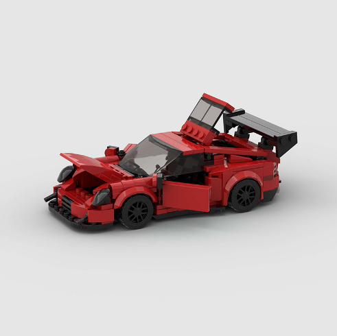 Porsche 911 GT3 RS - Red - brickedbuilds