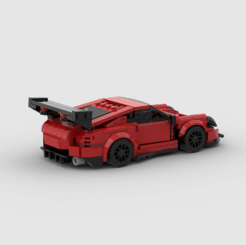 Porsche 911 GT3 RS - Red - brickedbuilds