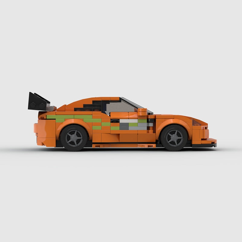 Supra MK4 - Orange - brickedbuilds