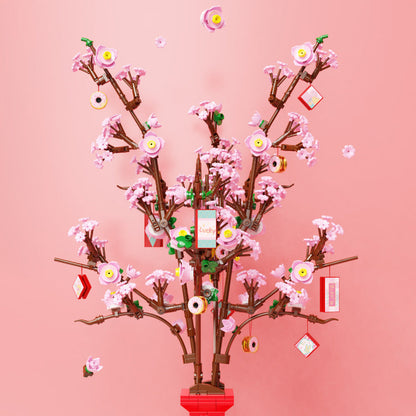 Blossoms in a vase - brickedbuilds