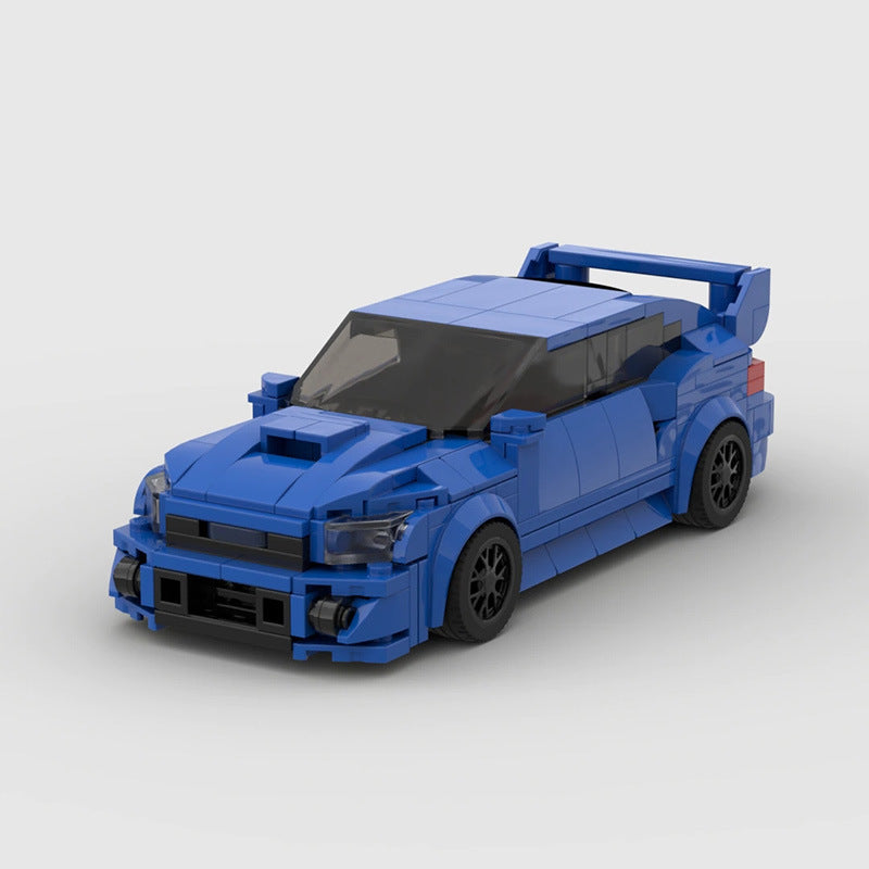 Subaru WRX STI - Blue - brickedbuilds