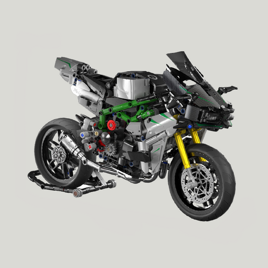 Kawasaki Ninja H2R - T - brickedbuilds